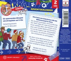 Produktbild: TKKG Junior Adventskalender - Eine sch&ouml;ne Bescherung, 2 Audio-CD