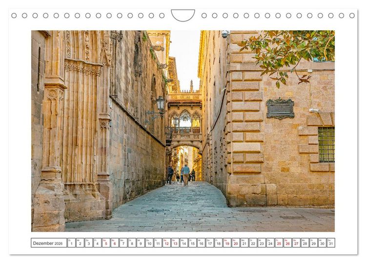 Produktbild: Barcelona - ein Traumreiseziel (Wandkalender 2026 DIN A4 quer), CALVENDO Monatskalender
