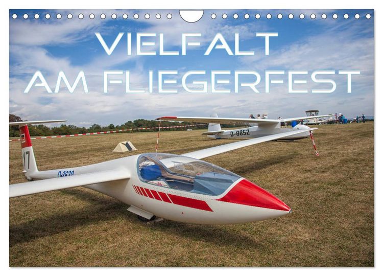 Produktbild: Vielfalt am Fliegerfest (Wandkalender 2026 DIN A4 quer), CALVENDO Monatskalender