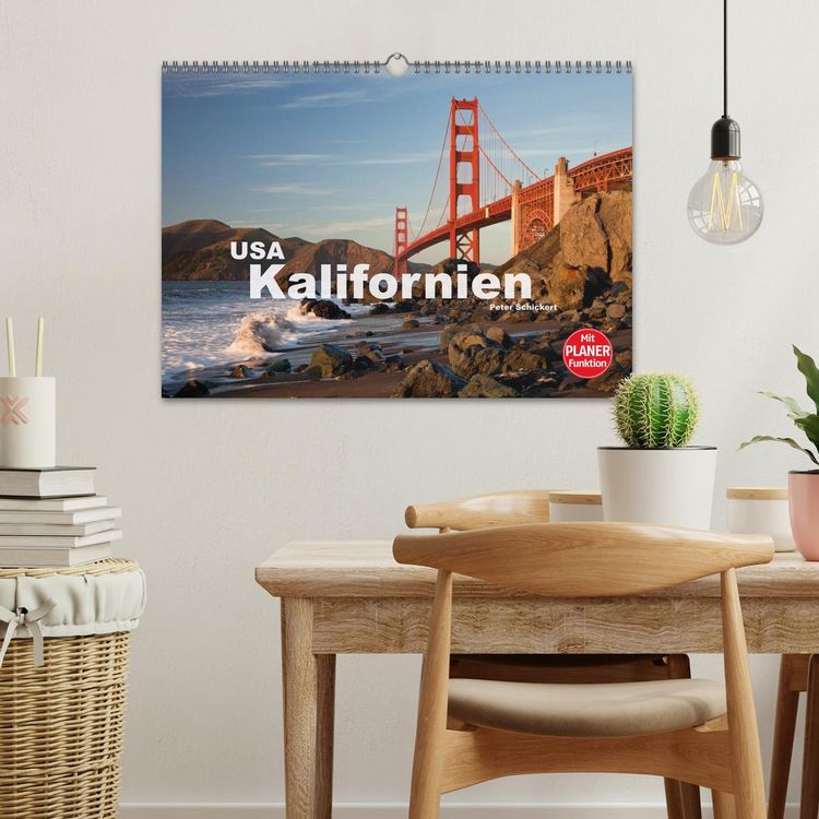 Produktbild: Kalifornien USA (Wandkalender 2026 DIN A3 quer), CALVENDO Monatskalender