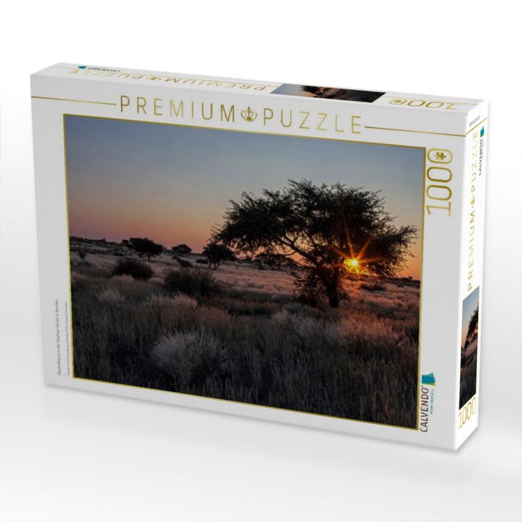 Produktbild: CALVENDO Puzzle Akazienbaum in der Kalahari-W&uuml;ste in Namibia | 1000 Teile Lege-Gr&ouml;&szlig;e 64x48cm Foto-Puzzle f&uuml;r gl&uuml;ckliche Stunden