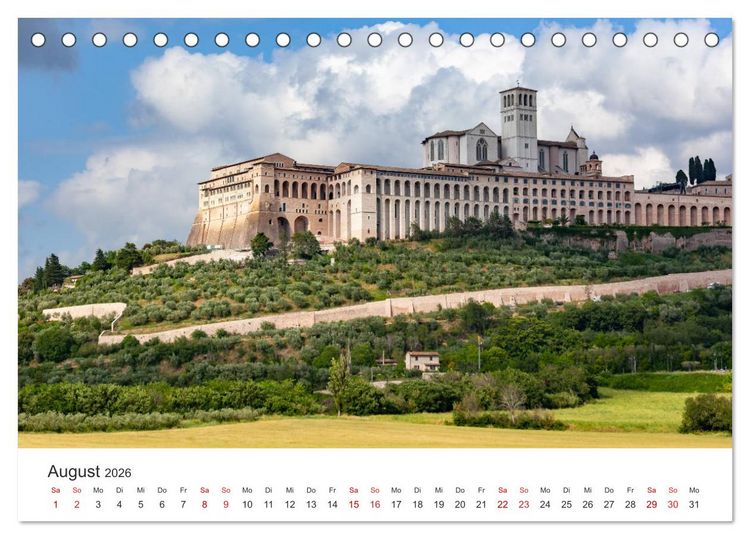 Produktbild: Die Marken - Italien wo es am sch&ouml;nsten ist (Tischkalender 2026 DIN A5 quer), CALVENDO Monatskalender