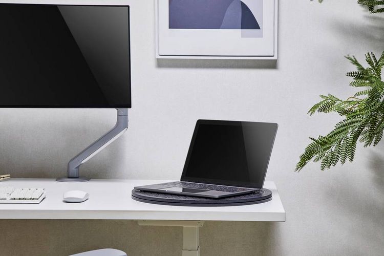 Produktbild: SpeaKa Professional SP-MT-200 Monitor-Drehteller 1 Display(s) 25,4 cm (10") - 68,6 cm (27") Schwarz Drehbar