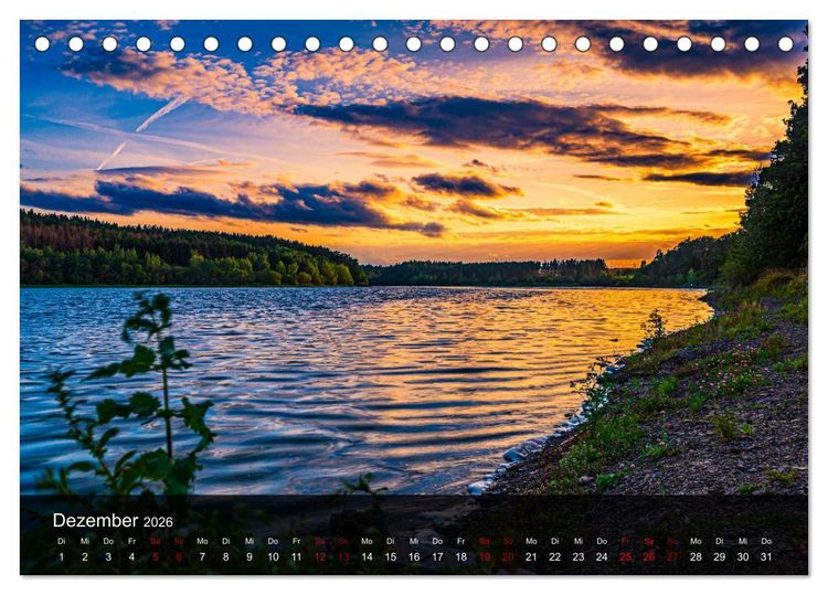 Produktbild: Wundervolle Naturlandschaften (Tischkalender 2026 DIN A5 quer), CALVENDO Monatskalender