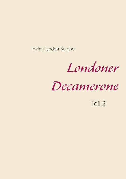 Produktbild: Londoner Decamerone