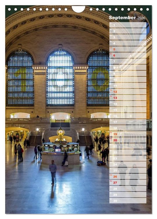 Produktbild: New York City Geburtstagskalender (Wandkalender 2026 DIN A4 hoch), CALVENDO Monatskalender