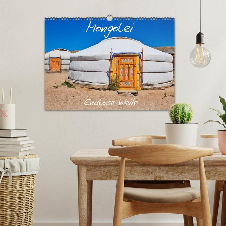 Produktbild: Mongolei Endlose Weite (Wandkalender 2026 DIN A3 quer), CALVENDO Monatskalender