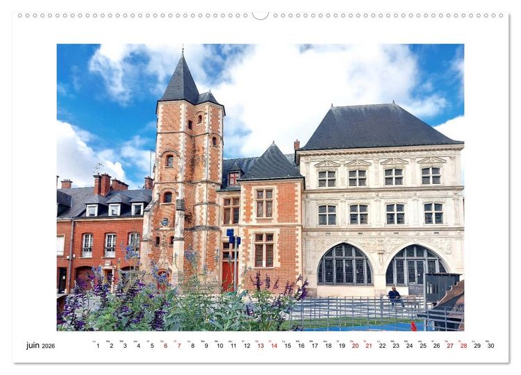 Produktbild: Amiens - Capitale de la Somme (Calendrier mural 2026 DIN A2 vertical), CALVENDO calendrier mensuel