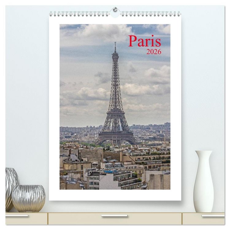 Produktbild: Paris (hochwertiger Premium Wandkalender 2026 DIN A2 hoch), Kunstdruck in Hochglanz