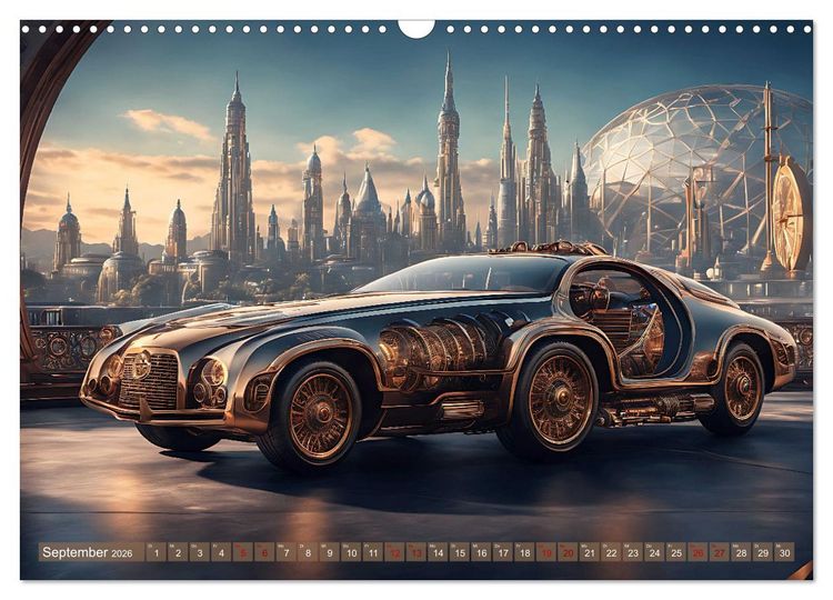 Produktbild: Steampunk Maschinenwelt (Wandkalender 2026 DIN A3 quer), CALVENDO Monatskalender