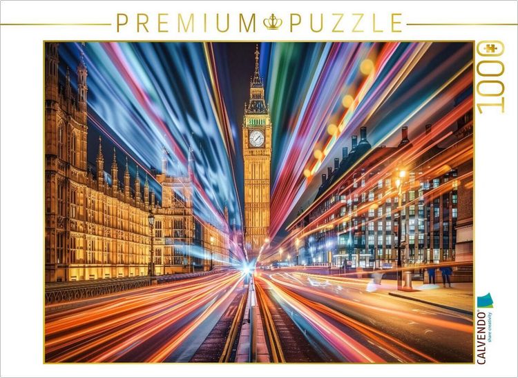 Produktbild: CALVENDO Puzzle Big Ben | 1000 Teile Lege-Gr&ouml;&szlig;e 64x48cm Foto-Puzzle f&uuml;r gl&uuml;ckliche Stunden