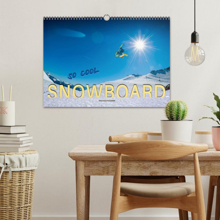 Produktbild: Snowboard - so cool (Wandkalender 2026 DIN A3 quer), CALVENDO Monatskalender