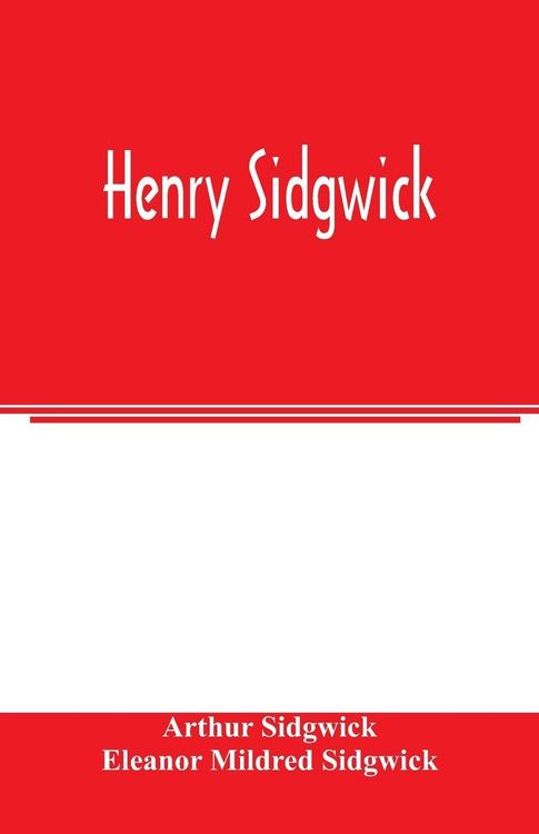 Produktbild: Henry Sidgwick