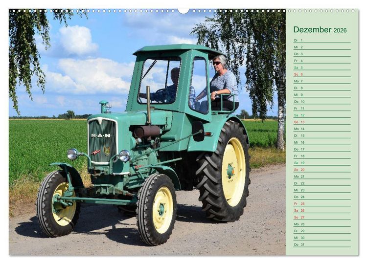Produktbild: Oldtimer-Trecker on Tour (hochwertiger Premium Wandkalender 2026 DIN A2 quer), Kunstdruck in Hochglanz