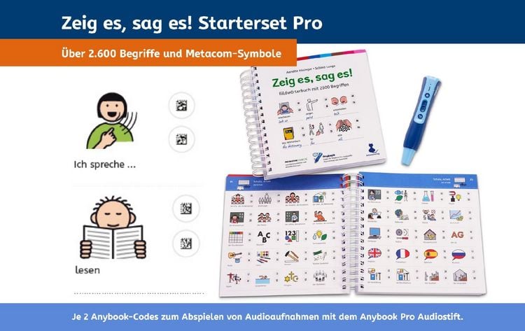 Produktbild: Anybook Pro StarterSet "Zeig es, Sag es!"
