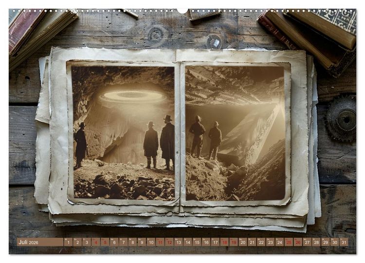Produktbild: Verloren geglaubte Arch&auml;ologie (hochwertiger Premium Wandkalender 2026 DIN A2 quer), Kunstdruck in Hochglanz