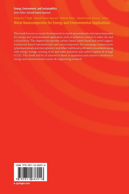Produktbild: Metal Nanocomposites for Energy and Environmental Applications