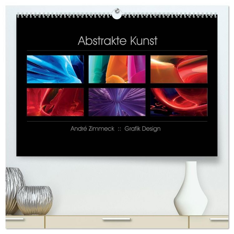 Produktbild: Abstrakte Kunst (hochwertiger Premium Wandkalender 2026 DIN A2 quer), Kunstdruck in Hochglanz