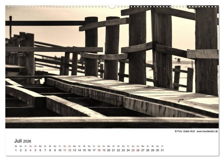 Produktbild: Sankt Peter-Ording. Ein Traum an der Nordsee (hochwertiger Premium Wandkalender 2026 DIN A2 quer), Kunstdruck in Hochglanz