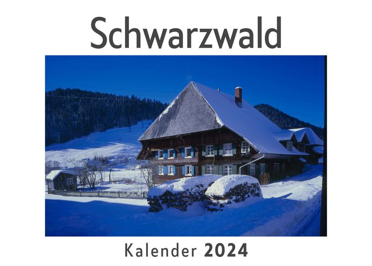 Produktbild: Schwarzwald (Wandkalender 2024, Kalender DIN A4 quer, Monatskalender im Querformat mit Kalendarium, Das perfekte Geschenk)