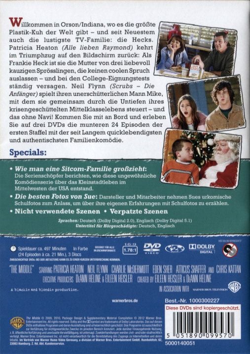 Produktbild: The Middle - Staffel 1 [3 DVDs]