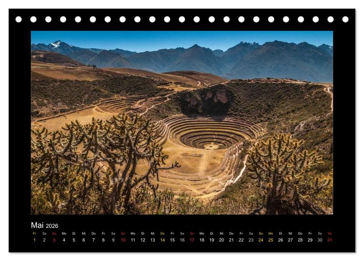 Produktbild: Peru, die Inkas und ihre Ahnen (Tischkalender 2026 DIN A5 quer), CALVENDO Monatskalender