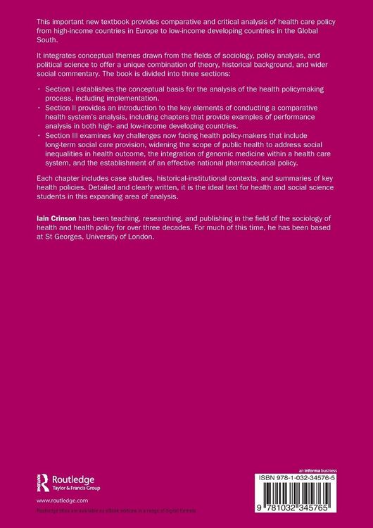 Produktbild: Health Policy