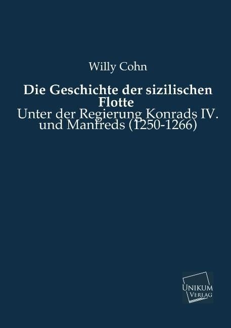 Produktbild: Cohn, W: Geschichte der sizilischen Flotte