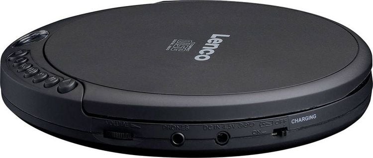 Produktbild: Lenco CD-010 Tragbarer CD-Player CD, CD-RW, CD-R Akku-Ladefunktion Schwarz