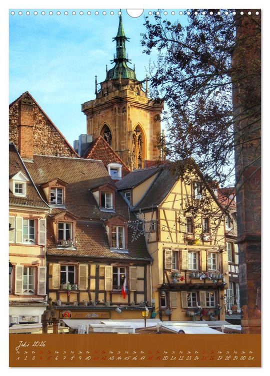 Produktbild: Reise durchs Elsass (Wandkalender 2026 DIN A3 hoch), CALVENDO Monatskalender