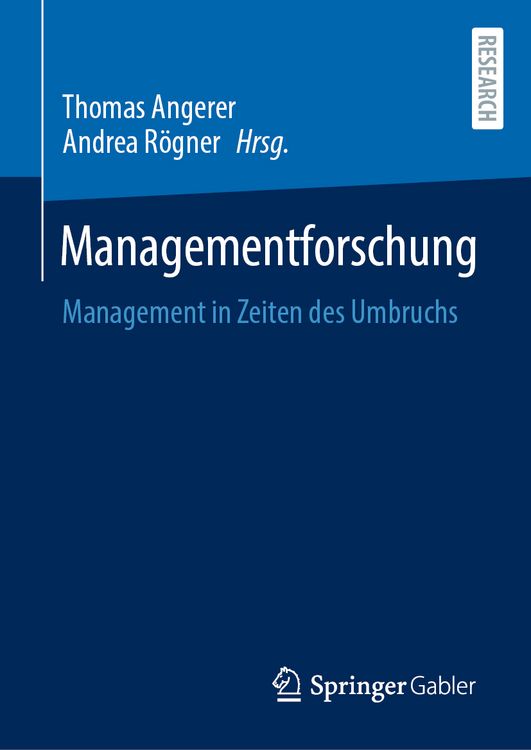 Produktbild: Managementforschung