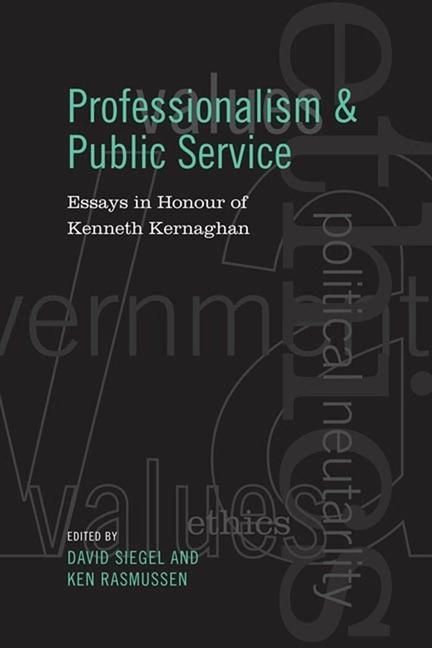 Produktbild: Professionalism and Public Service