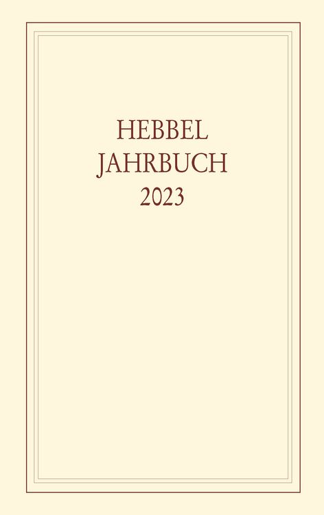Produktbild: Hebbel-Jahrbuch 78/2023