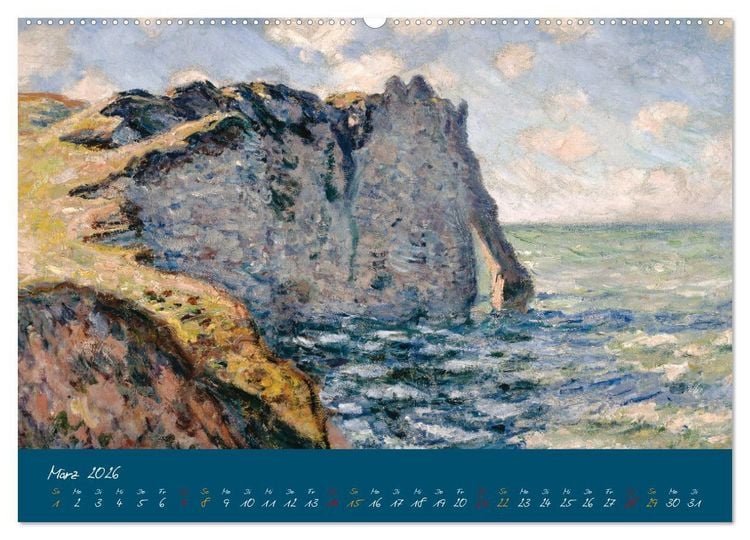 Produktbild: Typisch Monet (Wandkalender 2026 DIN A2 quer), CALVENDO Monatskalender