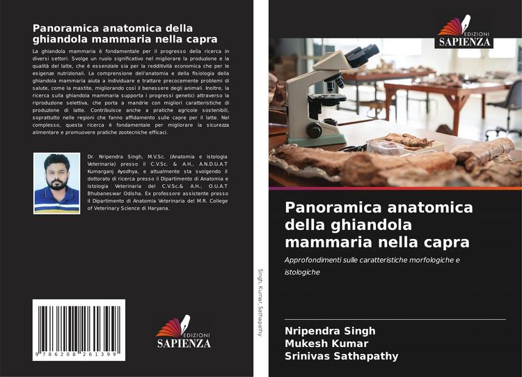 Produktbild: Panoramica anatomica della ghiandola mammaria nella capra