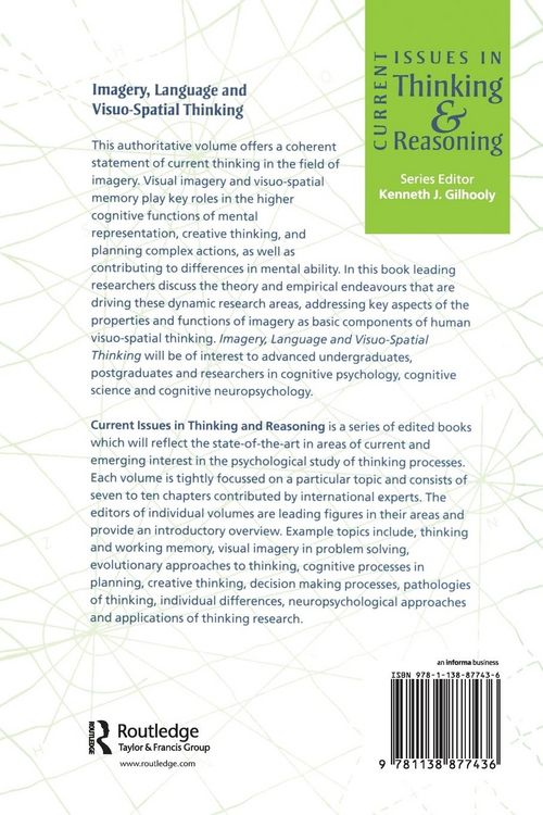 Produktbild: Imagery, Language and Visuo-Spatial Thinking