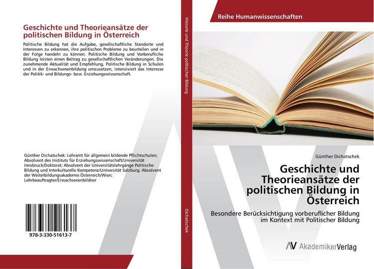 Produktbild: Geschichte und Theorieans&auml;tze der politischen Bildung in &Ouml;sterreich
