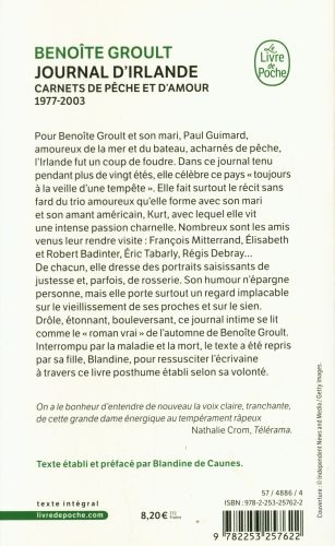Produktbild: Journal d'Irlande : carnets de pêche et d'amour, 1977-2003
