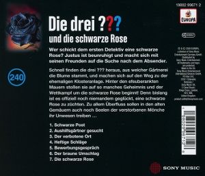 Produktbild: Die drei ??? 240: und die schwarze Rose