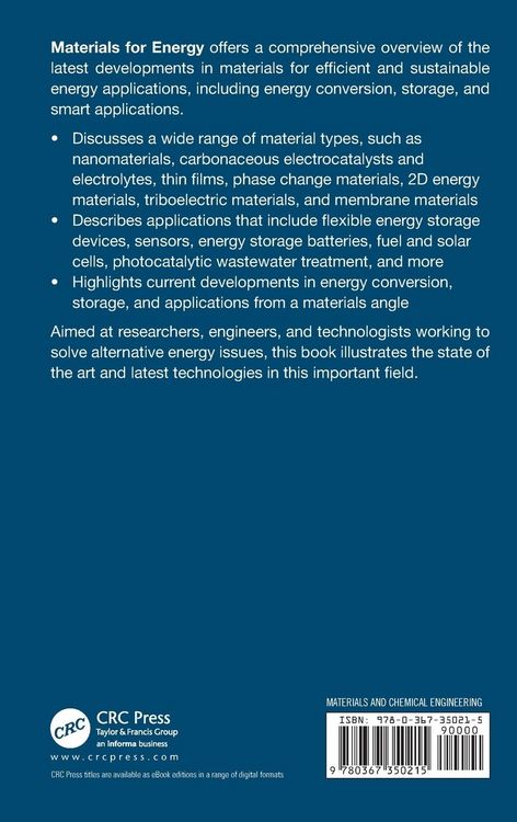 Produktbild: Materials for Energy