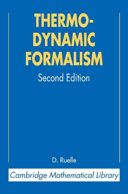 Produktbild: Thermodynamic Formalism