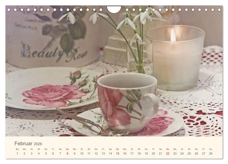 Produktbild: Romantik-Stillleben (Wandkalender 2026 DIN A4 quer), CALVENDO Monatskalender