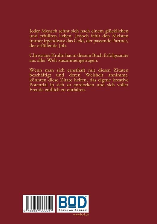 Produktbild: Zitate f&uuml;r Deinen Erfolg
