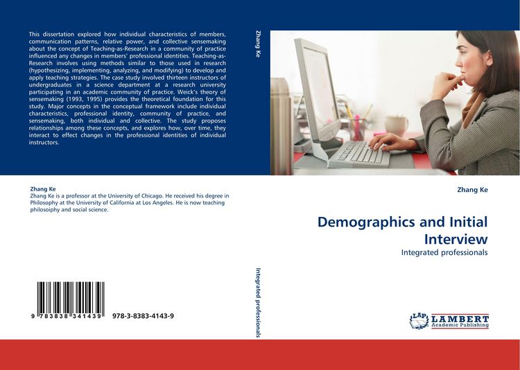 Produktbild: Demographics and Initial Interview