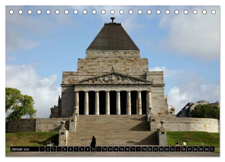 Produktbild: Melbourne (Tischkalender 2026 DIN A5 quer), CALVENDO Monatskalender
