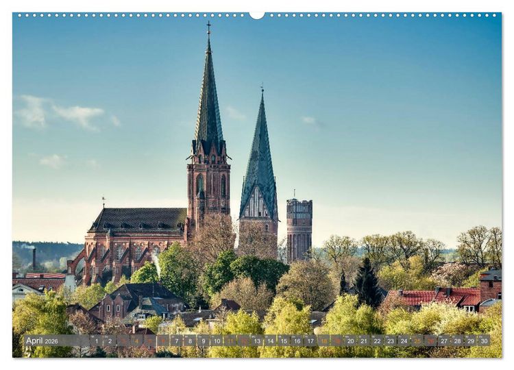 Produktbild: L&Uuml;NEBURG Ein- und Ausblicke von Andreas Voigt (Wandkalender 2026 DIN A2 quer), CALVENDO Monatskalender
