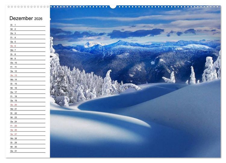 Produktbild: Alaska und Kanada (Wandkalender 2026 DIN A2 quer), CALVENDO Monatskalender