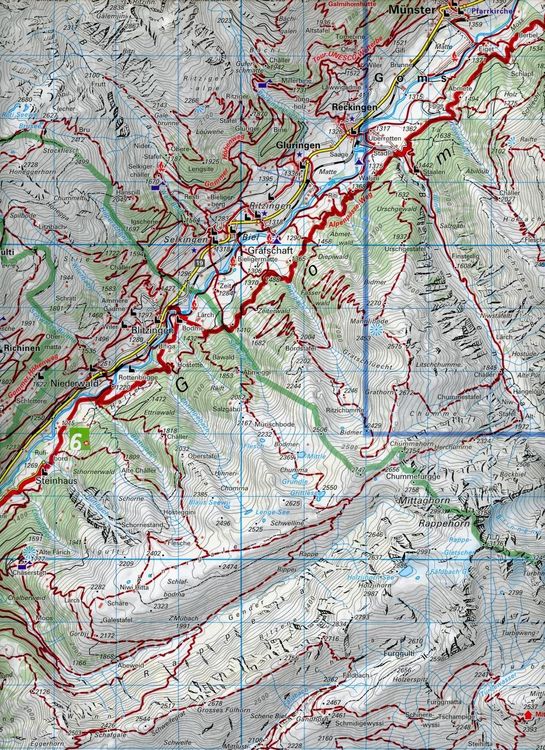 Produktbild: K&uuml;mmerly+Frey Wanderkarte 42 Simplon, Aletsch 1:40.000