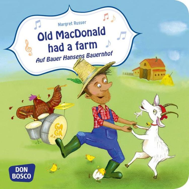 Produktbild: Old MacDonald had a farm. Auf Bauer Hansens Bauernhof. Mini-Bilderbuch.