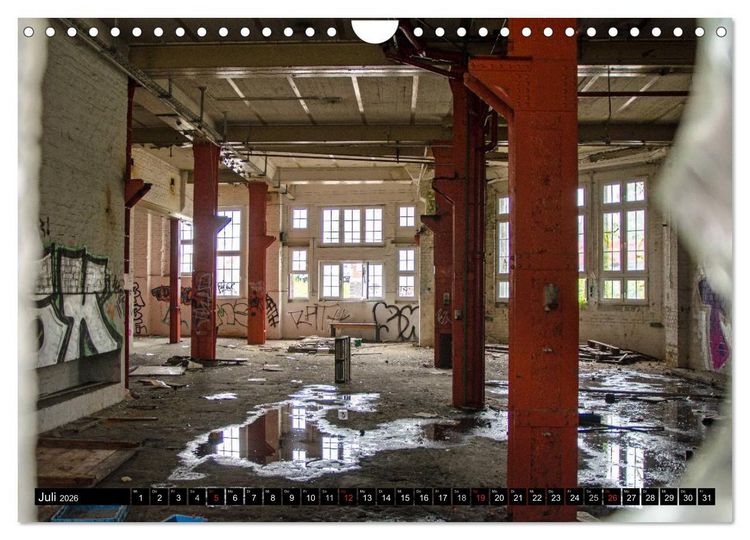 Produktbild: Industrie-Kultur 2026 (Wandkalender 2026 DIN A4 quer), CALVENDO Monatskalender